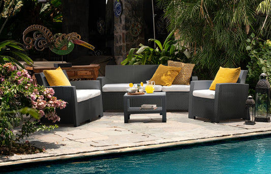 Bali Rattan Lounge Set D